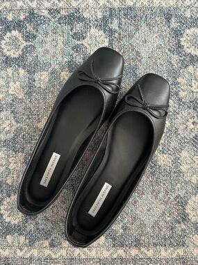 Black Ballet Flats